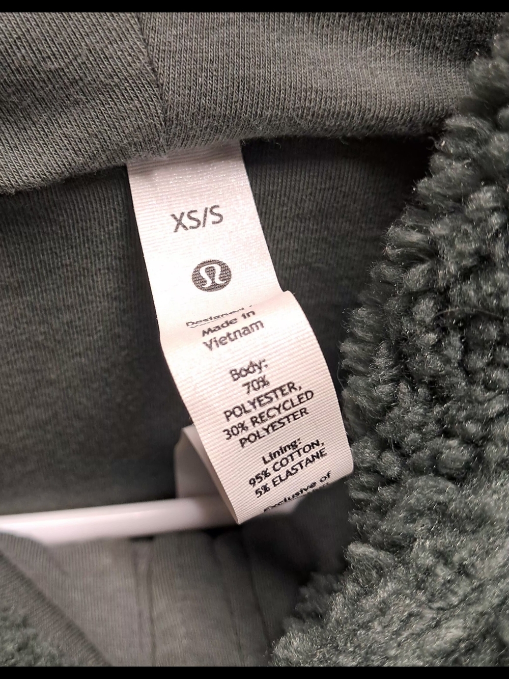 Lululemon Scuba Oversized Half Zip Fleece Sweater Size XS/S - Picture 6 of 6